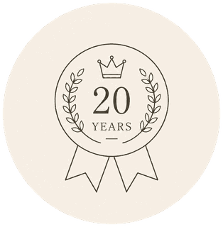 20YEARSのメダルのイラスト